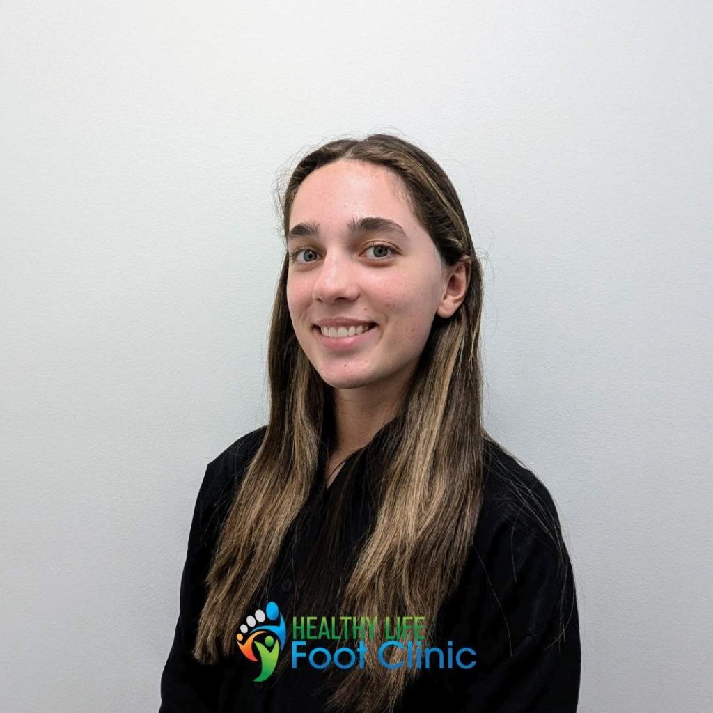 Photo of Georgina, Podiatry Assistant, at Healthy Life Foot Clinic in both Burnside & Woodville, South Australia.