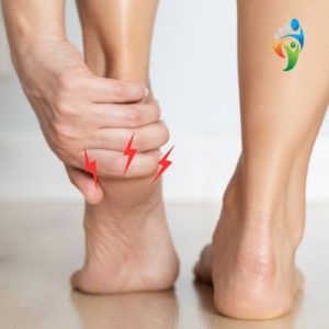 Lady Suffering From Heel Pain