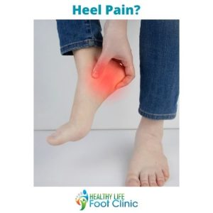 Lady Suffering From Heel Pain